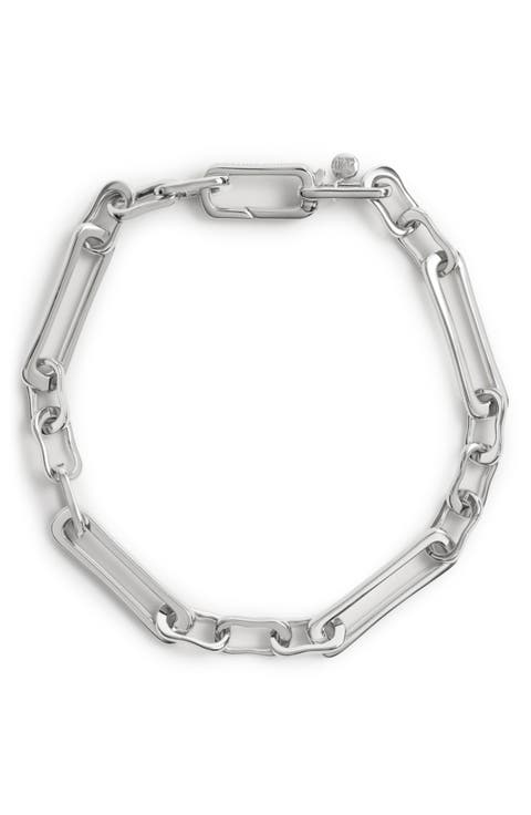 Alta Duo Recycled Sterling Silver Link Bracelet