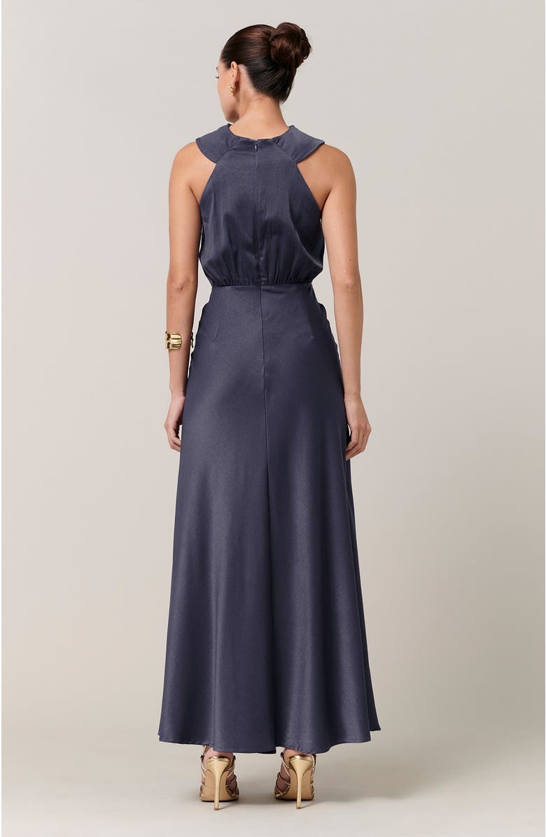 SAVEL Clover Midi Dress, Alternate, color, Petrol Blue