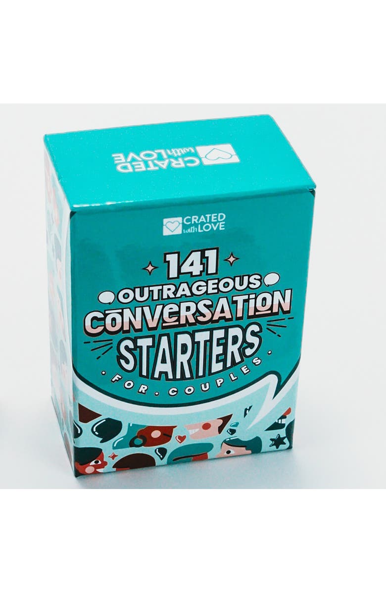 Crated with Love 141 Outrageous Conversation Starters For Couples, Alternate, color, Multicolored