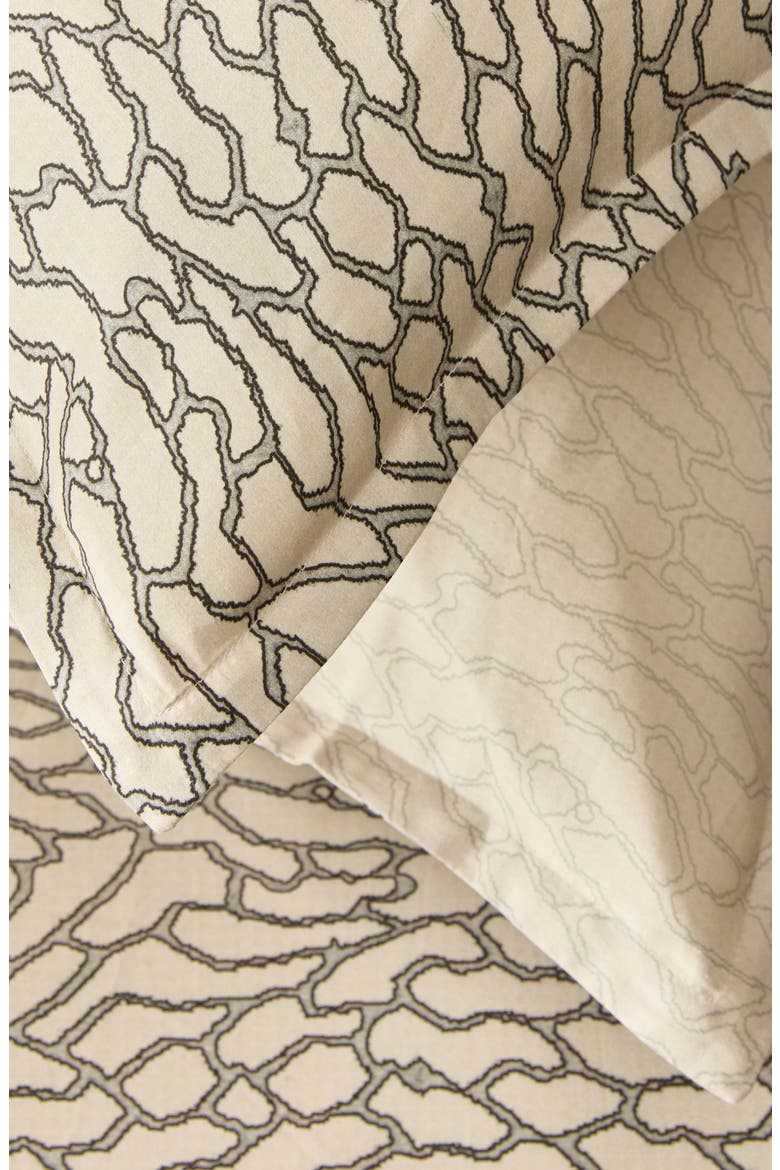 Kaleido Duvet Cover, Sheet & Shams Set, Alternate, color, GREY