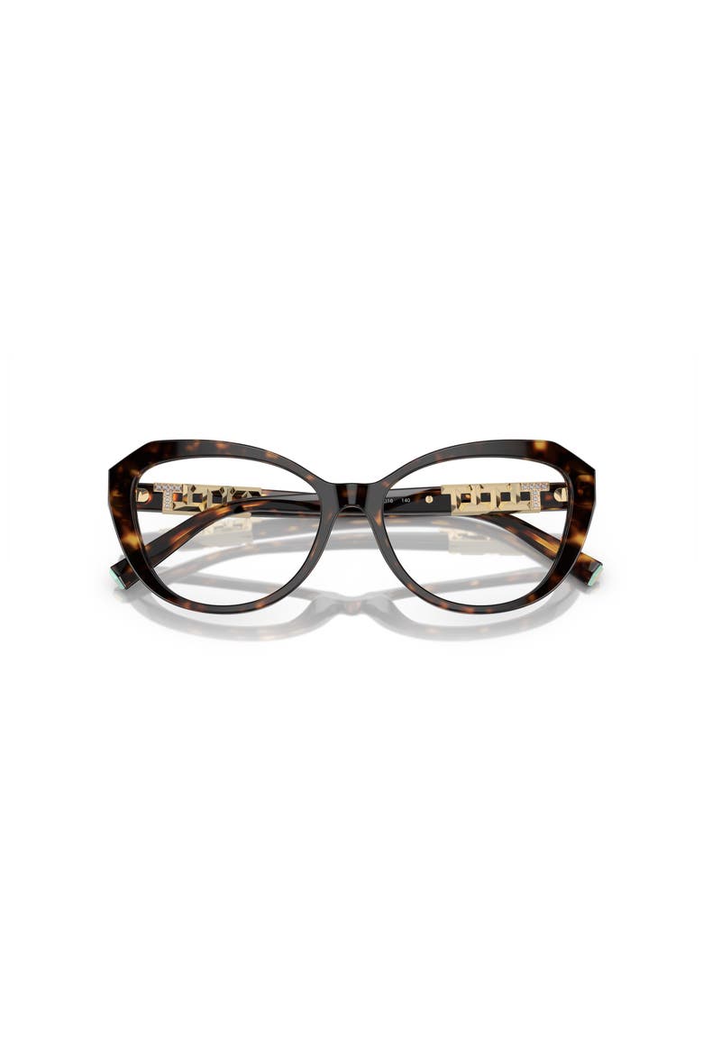 52mm Cat Eye optical glasses, Alternate, color, Tortoise