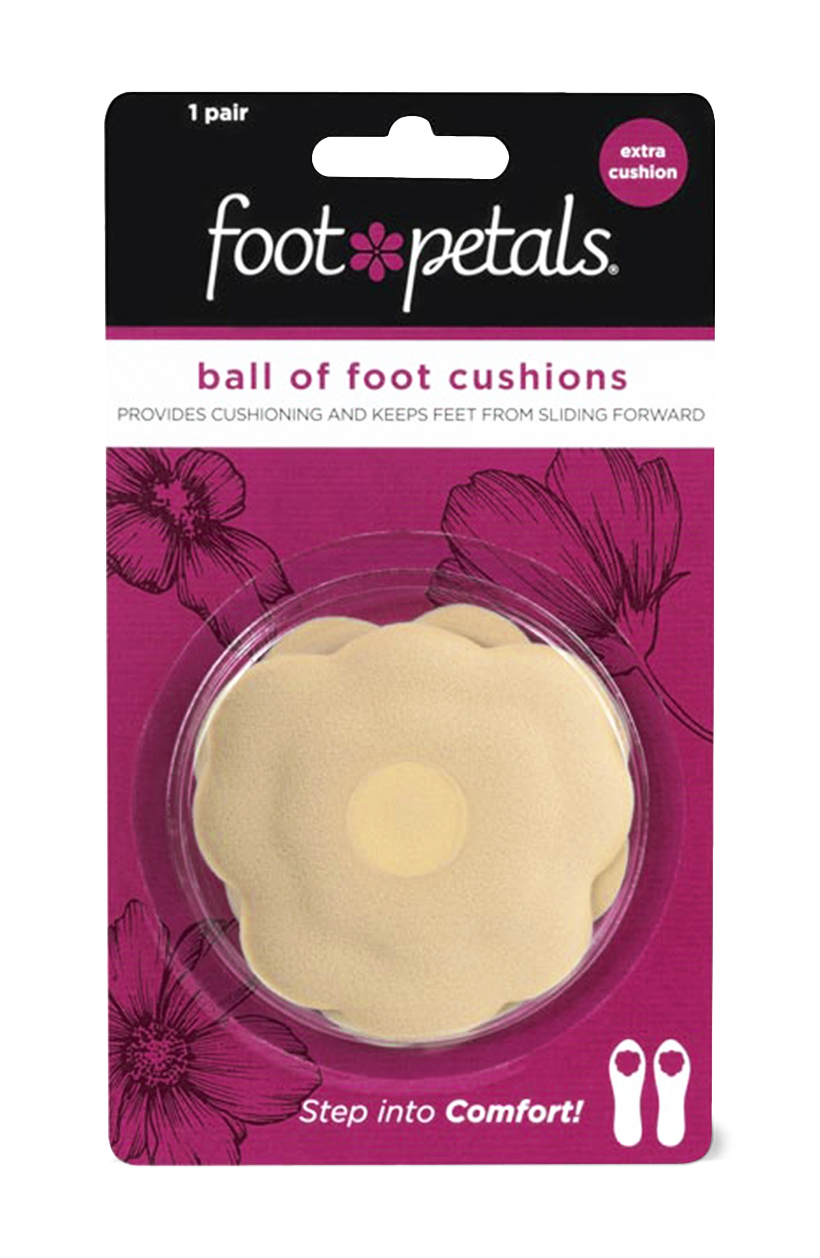 Ball of Foot Cushions, Main, color, SOLID BUTTERCUP