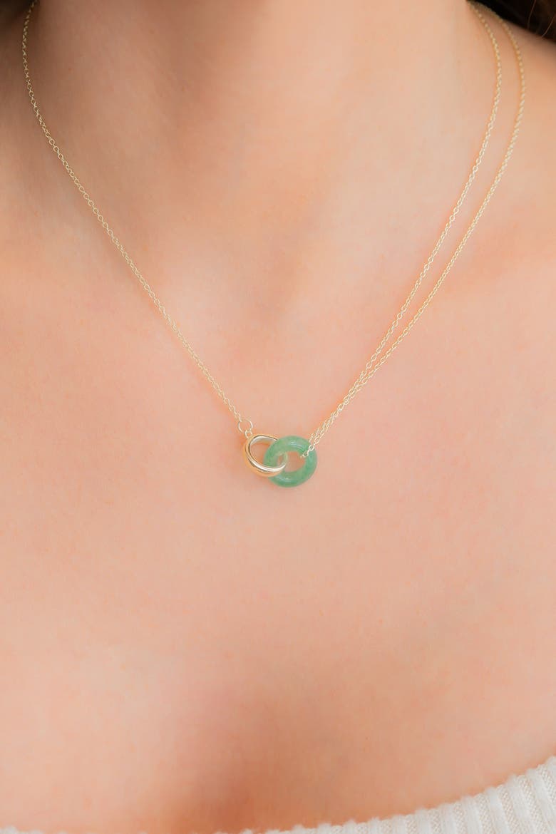 Gemstone Connection Necklace, Alternate, color, 18k Gold Over Sterling Silver
