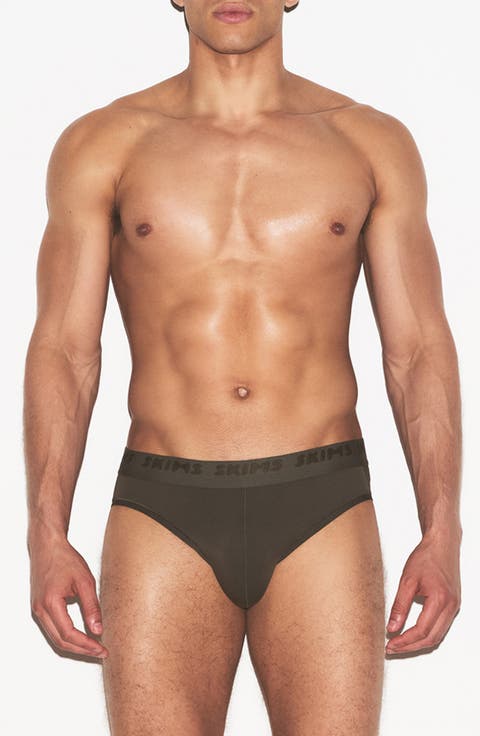 Men
s 3-Pack Seamless Modal Blend Briefs (Regular 
Big)