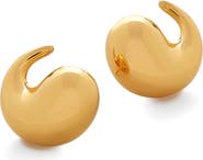Monica Vinader Nura Wrap Stud Earrings