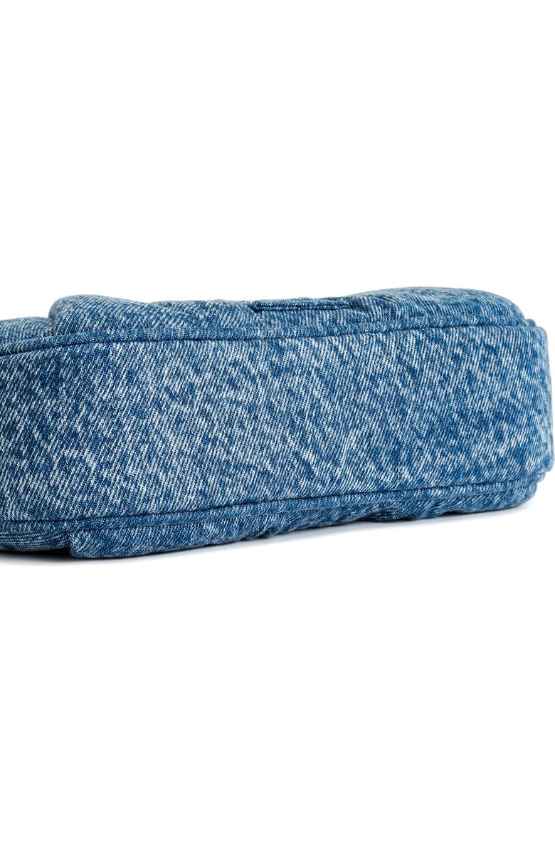 JW PEI Gabbi Ruched Faux Leather Hobo, Alternate, color, Blue