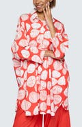 LUUKAA Niva Printed Poplin Shirt-Tunic