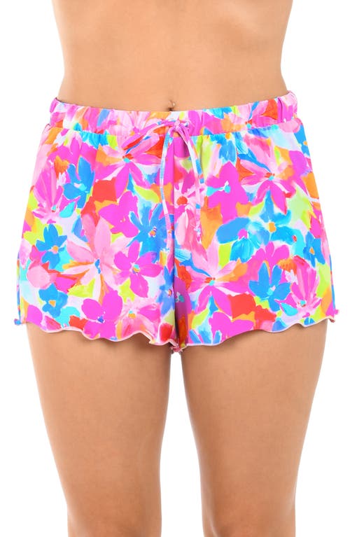 Citrus Merrow Cover-up Shorts In Multi