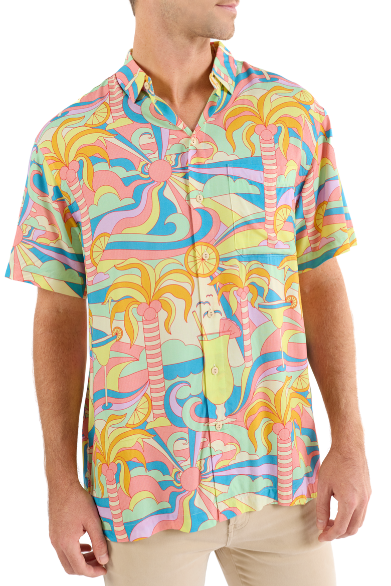 The Paradiso - Short Sleeve Shirt, Alternate, color, Yellow