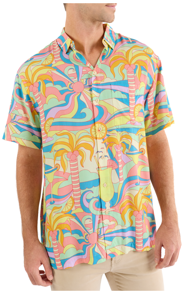 Kenny Flowers The Paradiso - Short Sleeve Shirt, Alternate, color, Yellow