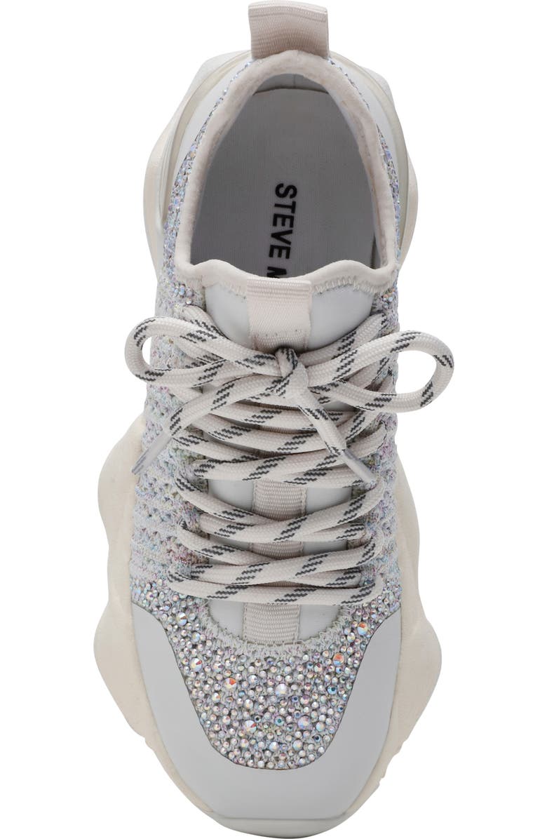 Steve Madden Kids' Jsolace Sneaker, Alternate, color, White Multi