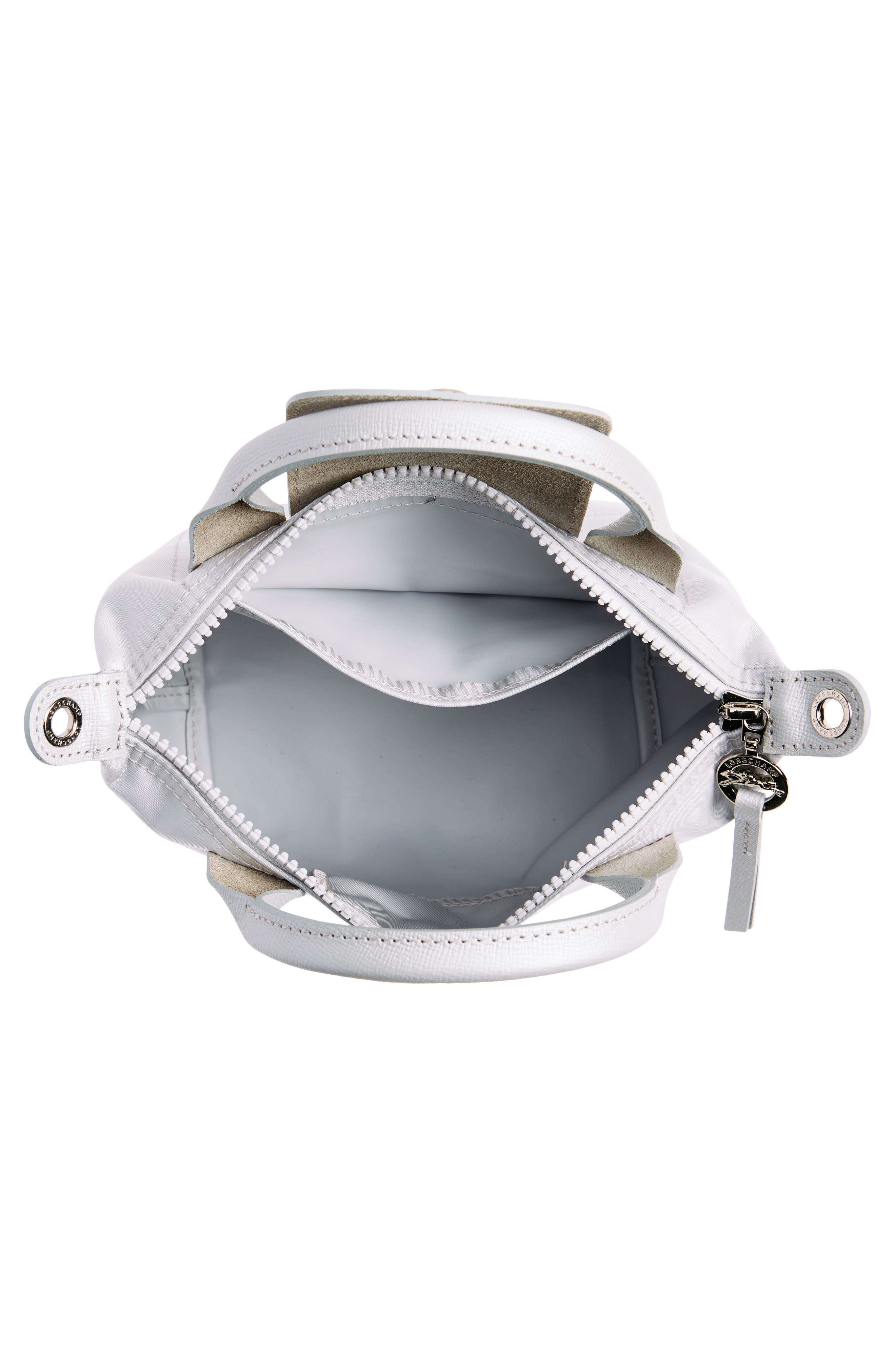 Extra Small Le Pliage Crossbody Bag, Alternate, color, SILVER