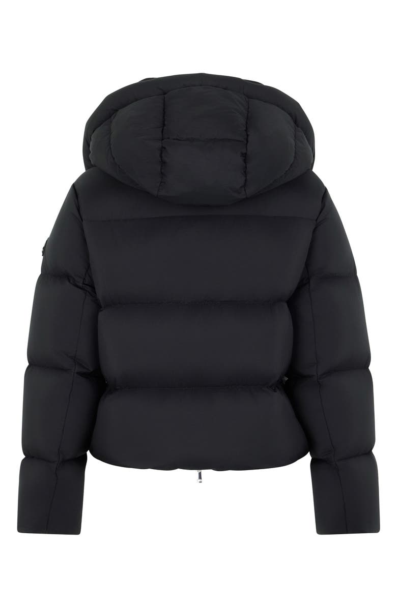 Moose Knuckles Belle Dune Water Repellent Down Puffer Jacket with Removable Hood, Alternate, color, Black