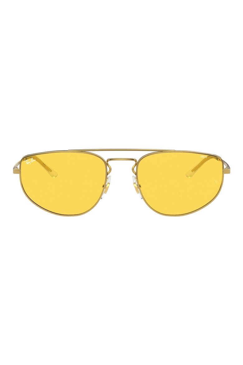 55mm Sunglasses, Main, color, SHNYGOLD/YLWGRN EVOLV PHOTOCHR