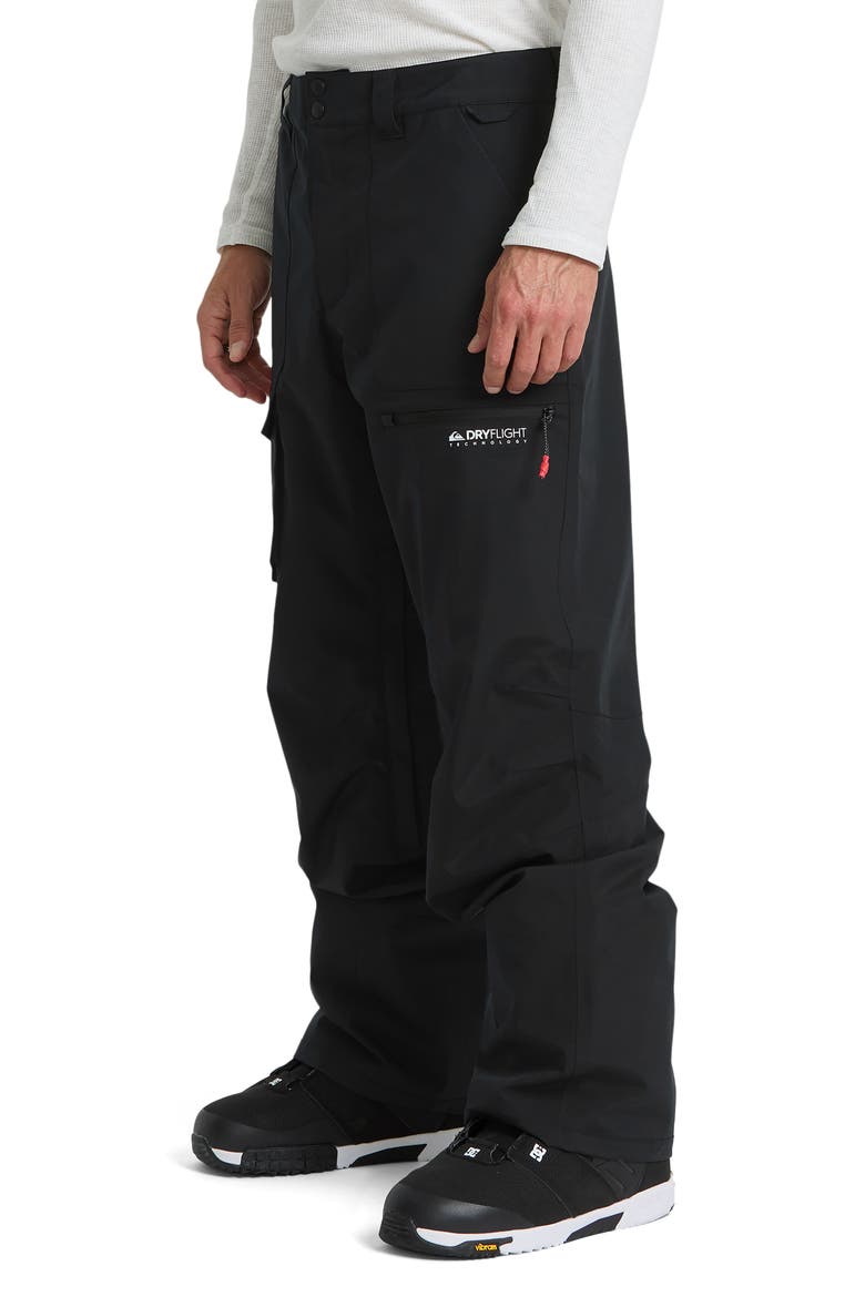 Utility Cargo Stretch 20K Waterproof Snow Pants, Alternate, color, ANTHRACITE
