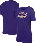 New Era Women's New Era Purple Los Angeles Lakers Glam Game Flower T-Shirt