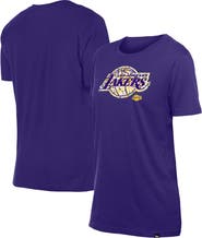 New Era Women's New Era Purple Los Angeles Lakers Glam Game Flower T-Shirt