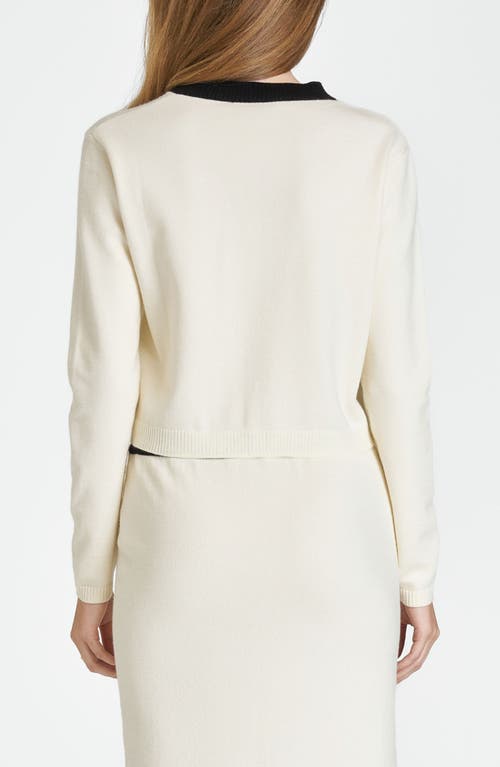 WAYF WAYF CATHERINE CONTRAST TRIM CARDIGAN 
