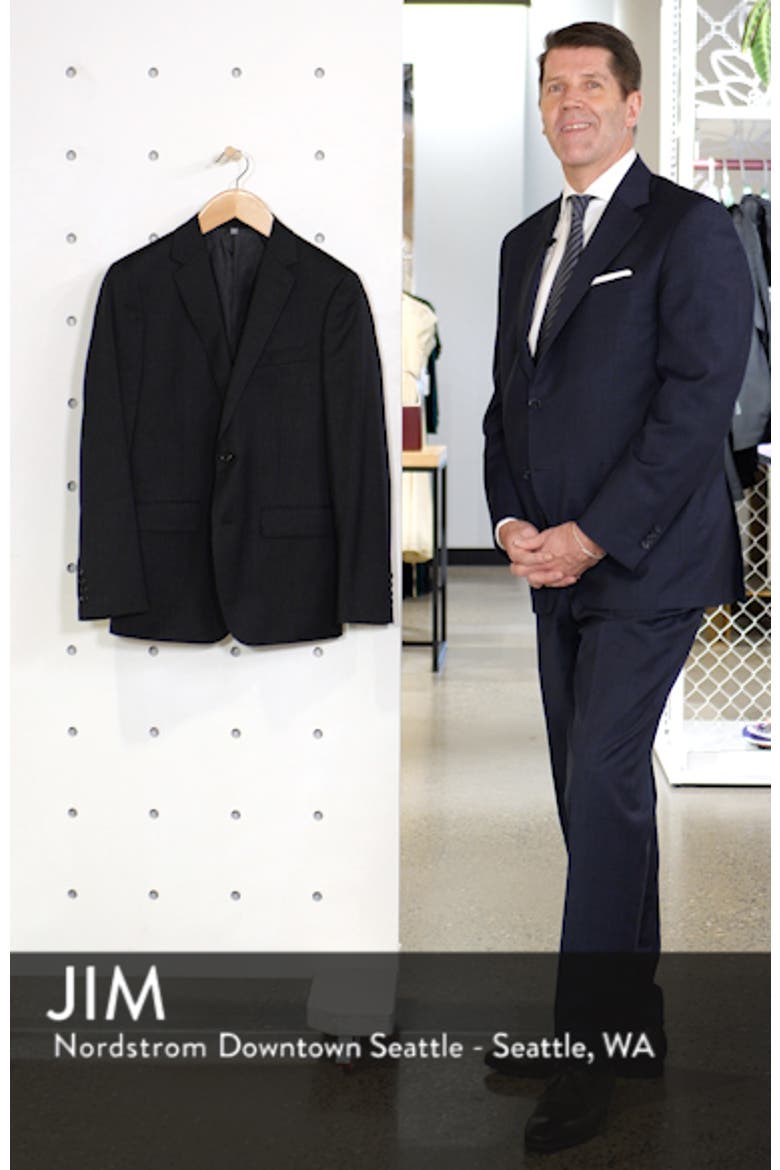 Jetsetter Slim Fit Stretch Wool Suit Jacket video