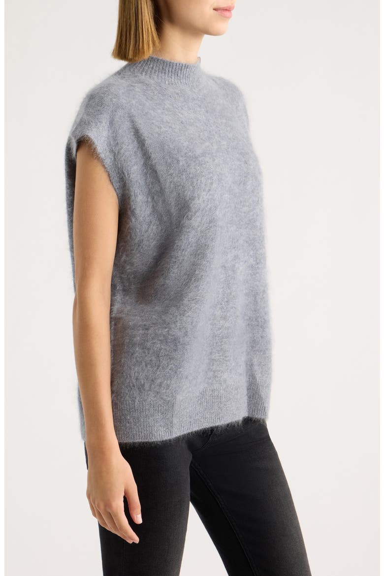 Jada Brushed Cashmere Sweater, Alternate, color, HEATHER GREY
