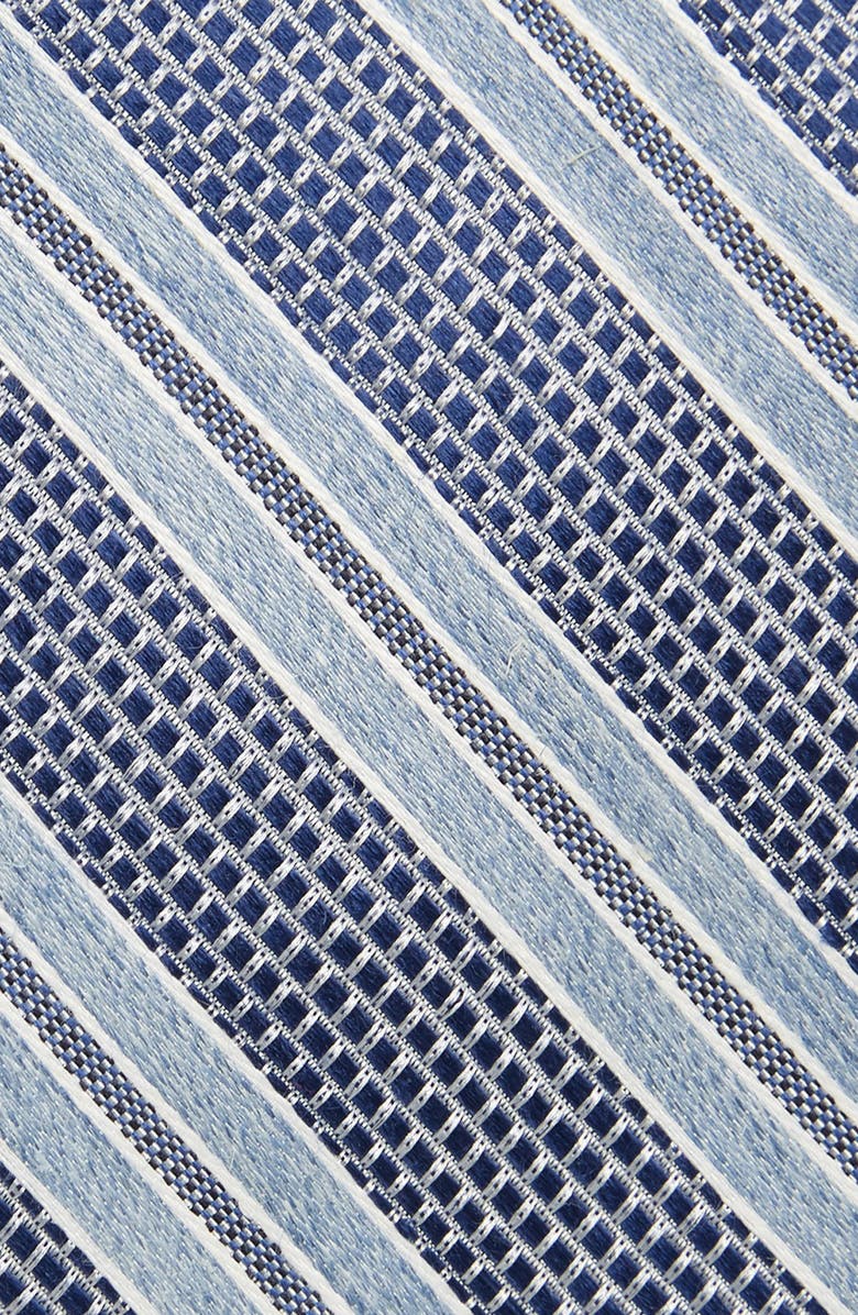 Nordstrom Mélange Tex Stripe Silk Tie, Alternate, color, 