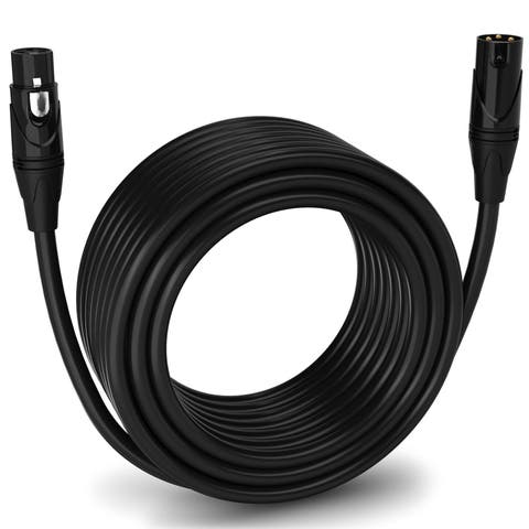 75 ft Balanced XLR Cable, Male to Female, 3 Pin Microphone Cable