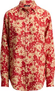 Lauren Ralph Lauren Floral Linen Button-Up Shirt