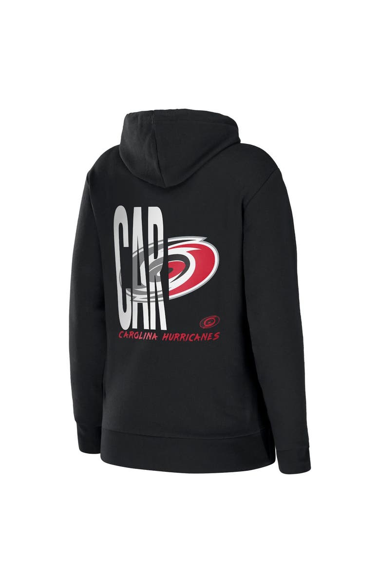 WEAR by Erin Andrews Women's WEAR by Erin Andrews Black Carolina Hurricanes Sponge Full-Zip Hoodie, Alternate, color, 