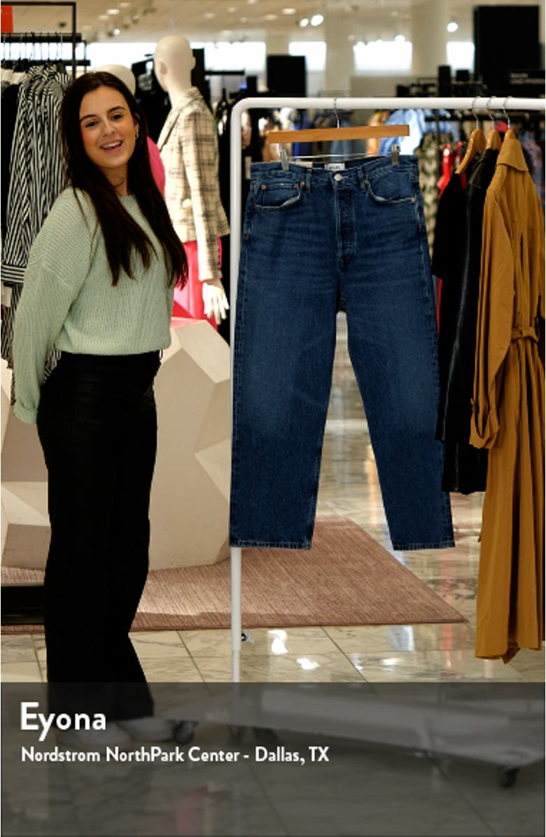 '90s Crop Relaxed Organic Cotton Jeans, sales video thumbnail