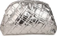 Rafe New York Aya Woven Leather Frame Clutch