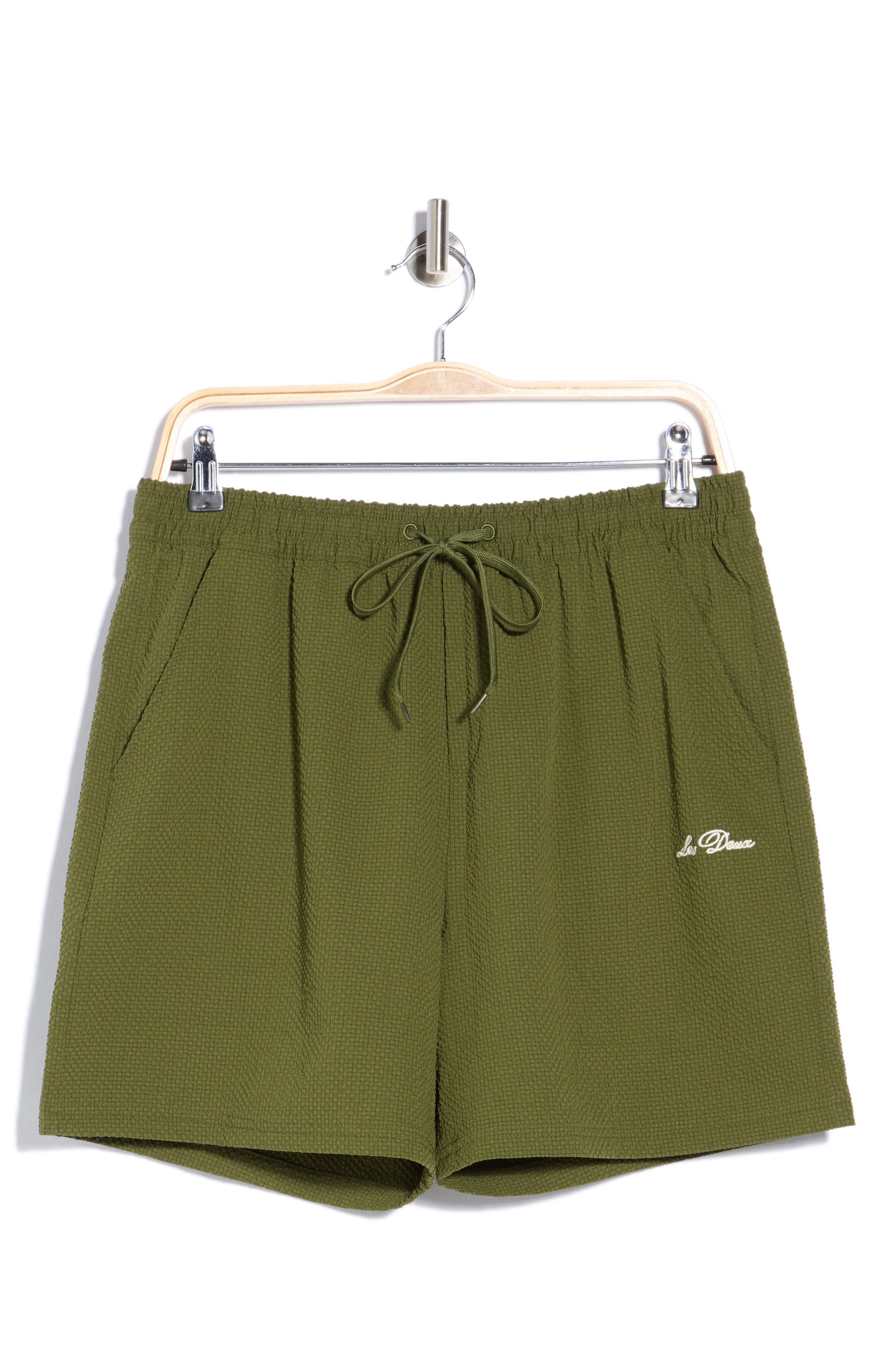 Stan Seersucker Swim Trunks