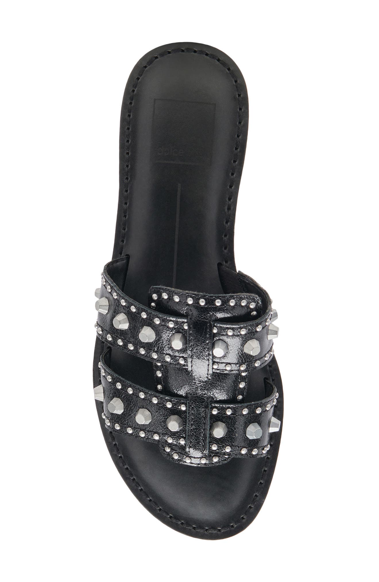 Dolce Vita Wesla Studded Slide Sandal, Alternate, color, 