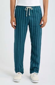 ALEX CRANE Bo Linen Drawstring Pants