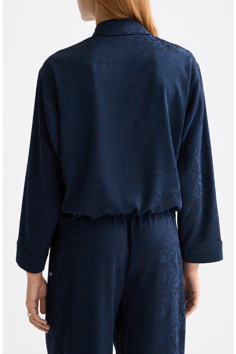 Paisley Jacquard Utility Shirt, Alternate, color, SKY CAPTAIN