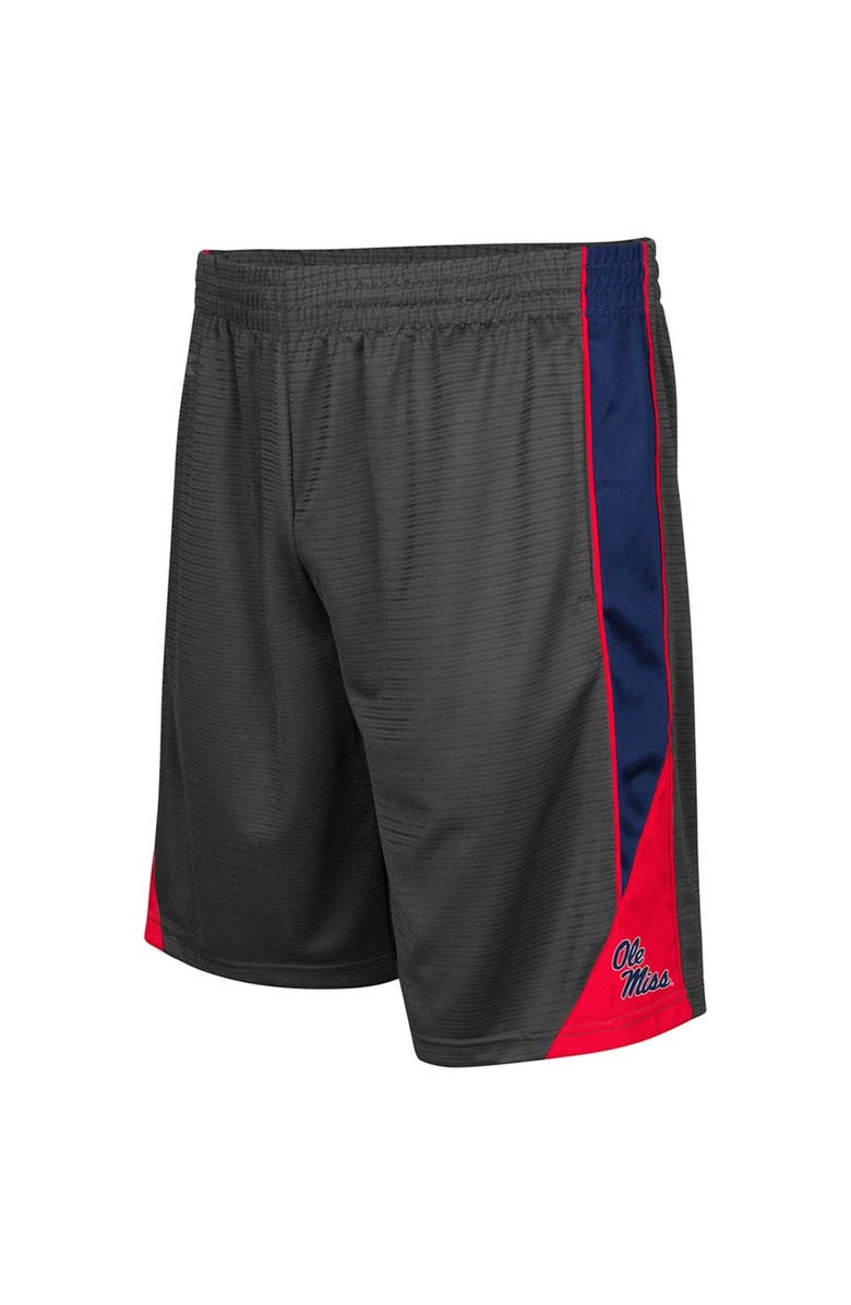 COLOSSEUM Men's Colosseum Charcoal Ole Miss Rebels Turnover Shorts, Alternate, color, Charcoal
