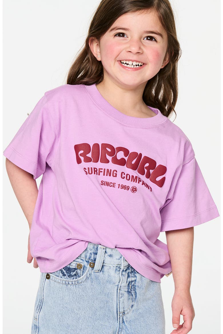 Kids' Surf Puff Graphic T-Shirt, Main, color, BRIGHT LILAC