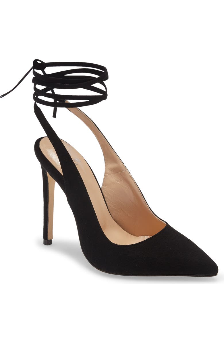 Brother Vellies Ankle Tie Pump, Main, color,