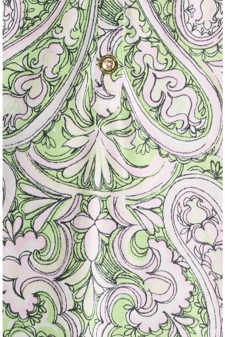 Bingley Paisley Minidress, Alternate, color, LIME