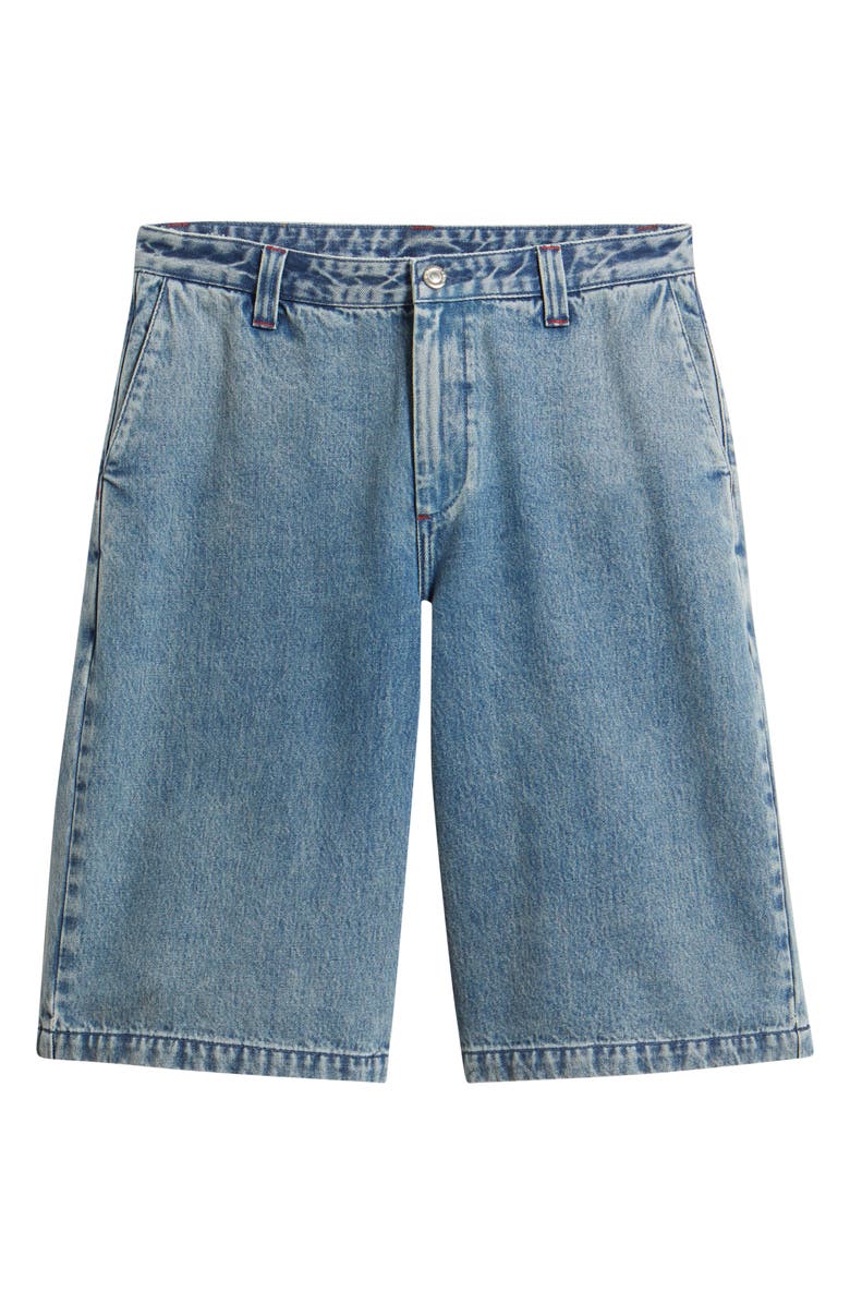 Elwood Big Baggy Denim Shorts, Alternate, color, Pale Indigo