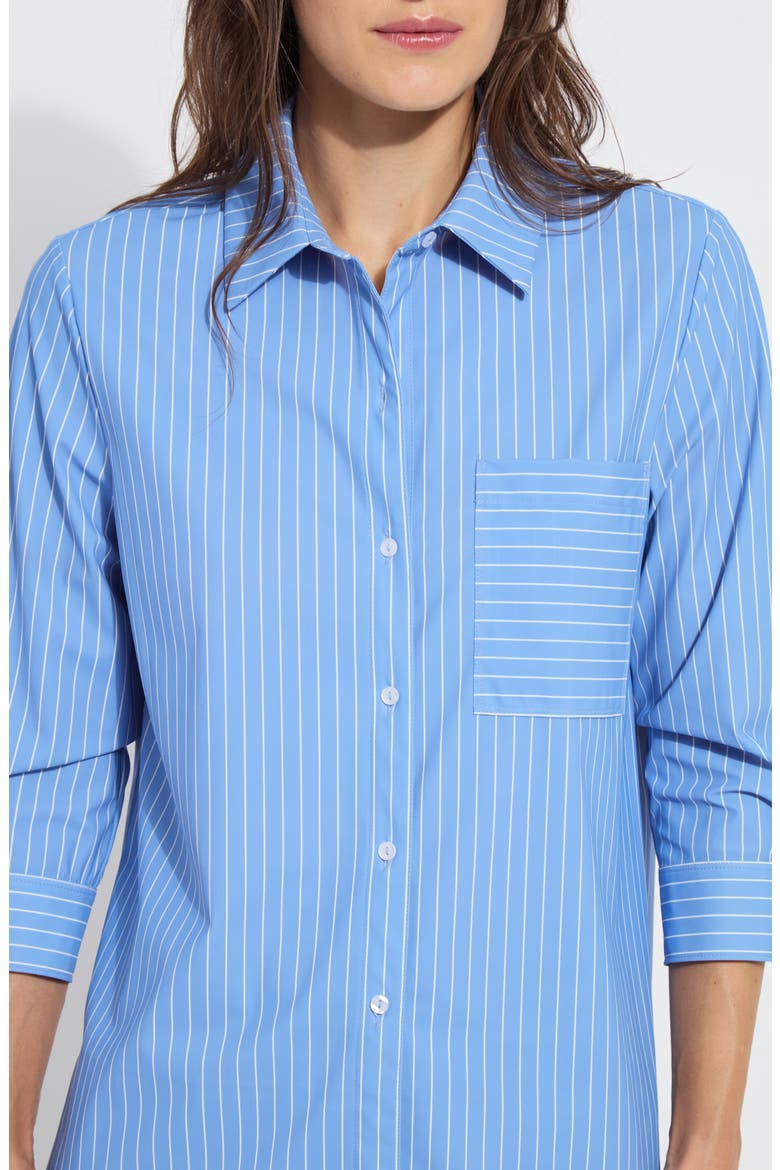Schiffer Stripe Button-Up Shirt, Alternate, color, FRESH CHIC STRIPE
