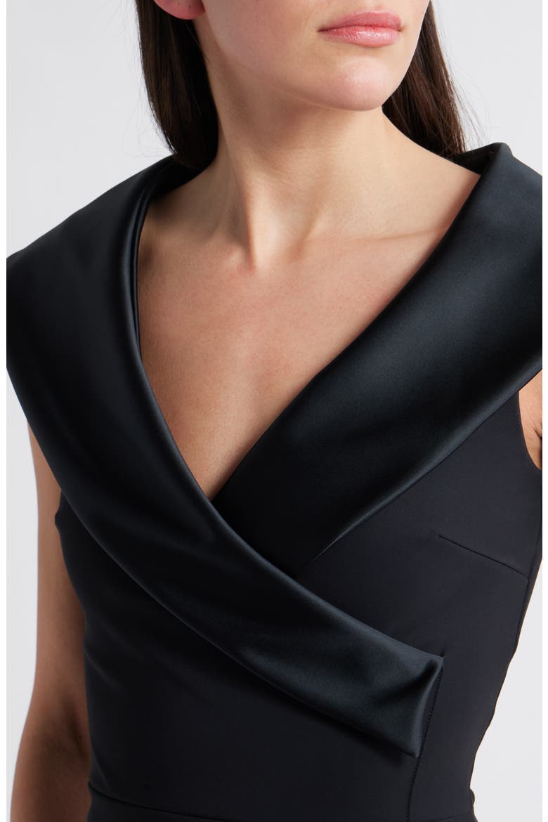 Fiynorc Off the Shoulder Cocktail Dress (Nordstrom Exclusive), Alternate, color, NERO