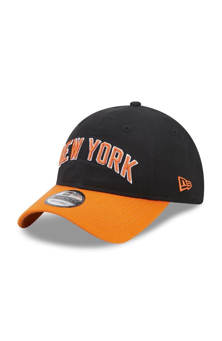 New Era Men's New Era  Teal New York Knicks 2022/23 City Edition Official 9TWENTY Adjustable Hat, Main, color, 