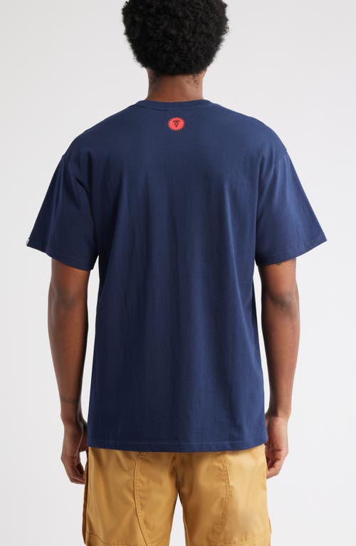 Icecream Chrome Cotton Graphic T-shirt In Purple