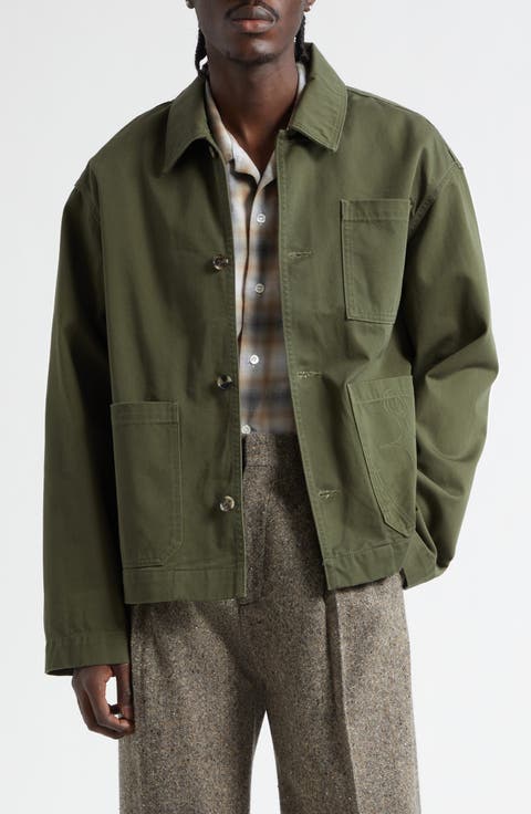 Anchor Patch Pocket Chore Jacket