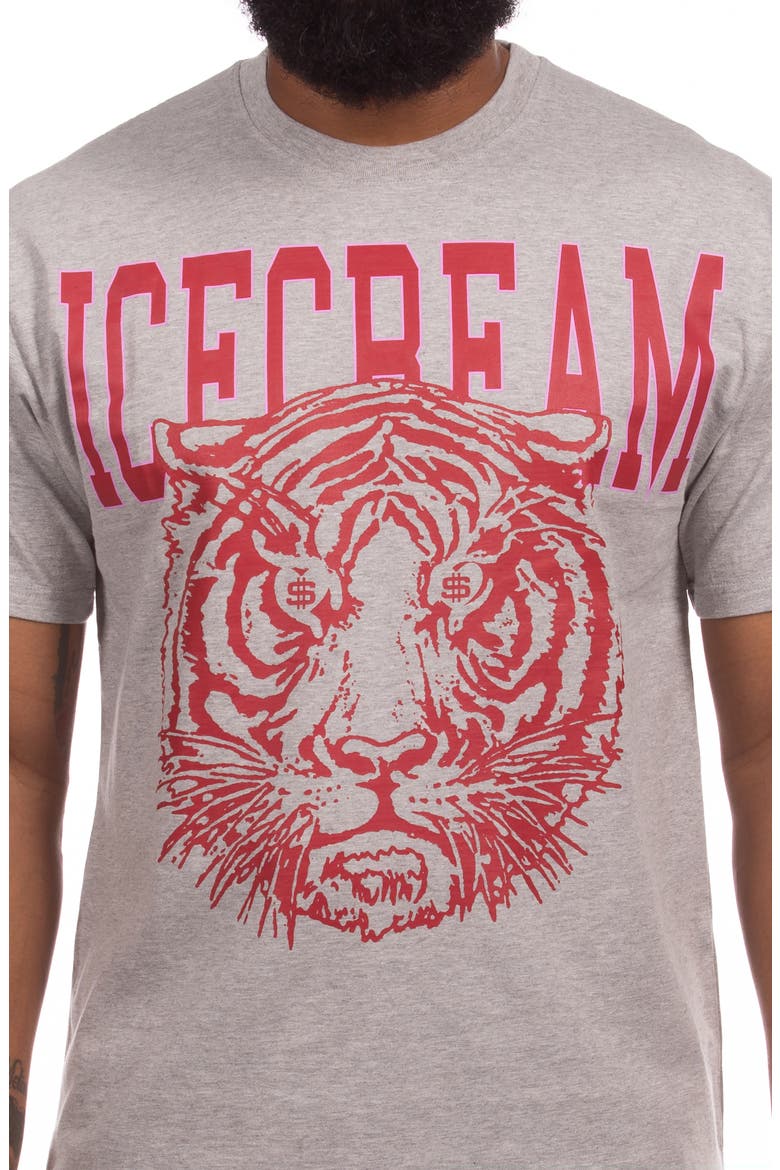 Tiger Dolla Graphic T-Shirt, Alternate, color, HEATHER GREY