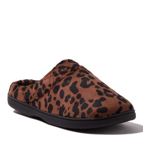 Dearfoams Darcy Quilted Cuff Velour Clog Slipper In Potting Soil
