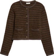Altuzarra Mack Striped Alpaca Blend Jacket