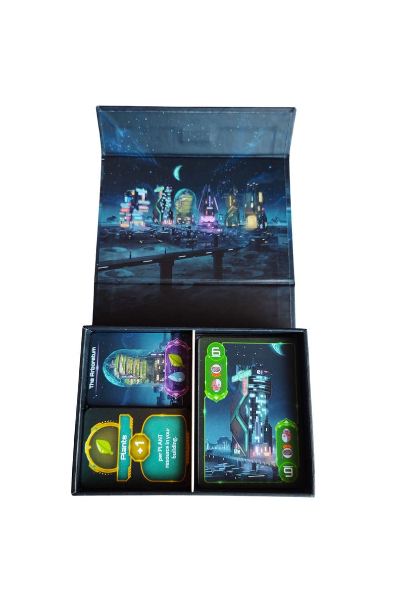 Dead Alive Games Lunar Skyline Scifi Tricktaking Card Game, Alternate, color,