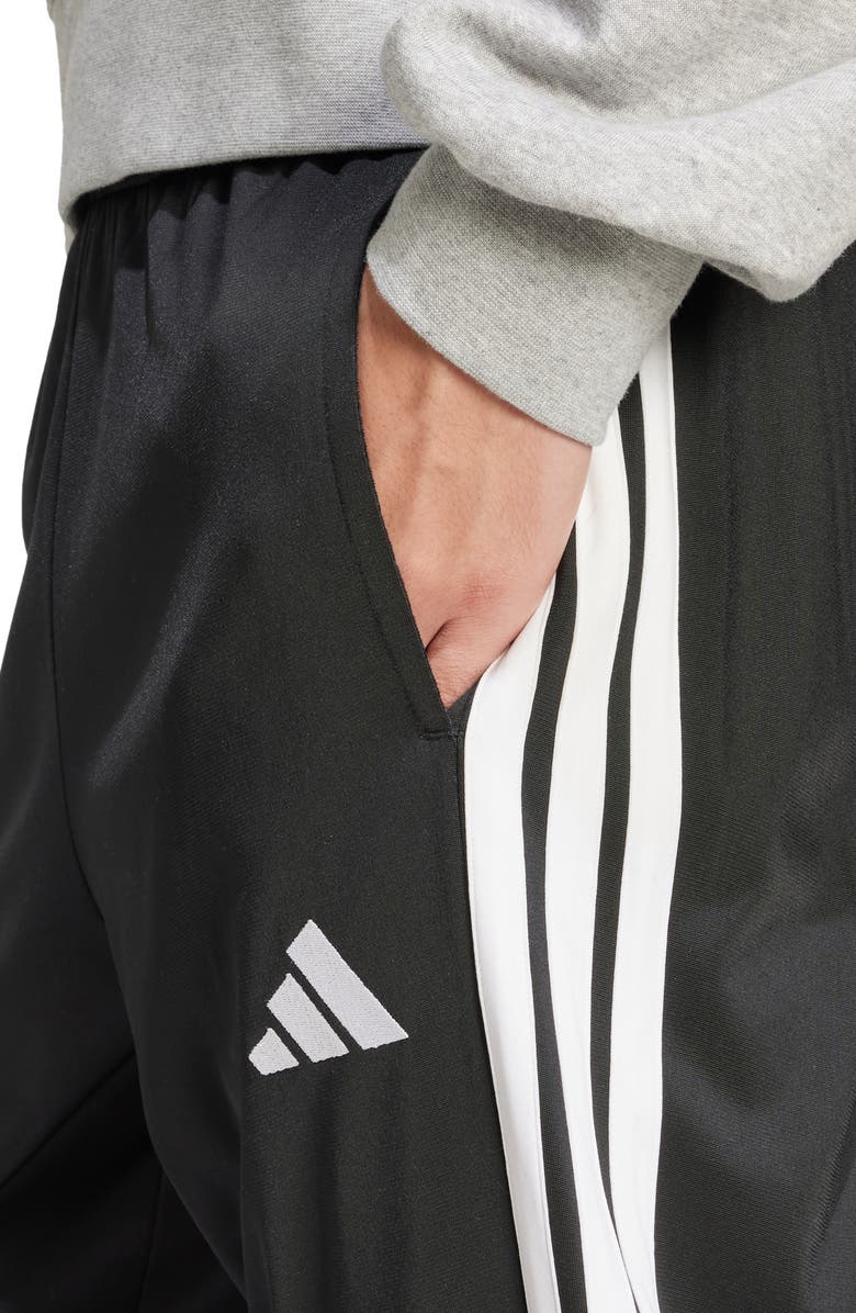 adidas 3-Stripes Tricot Joggers, Alternate, color, Black/White