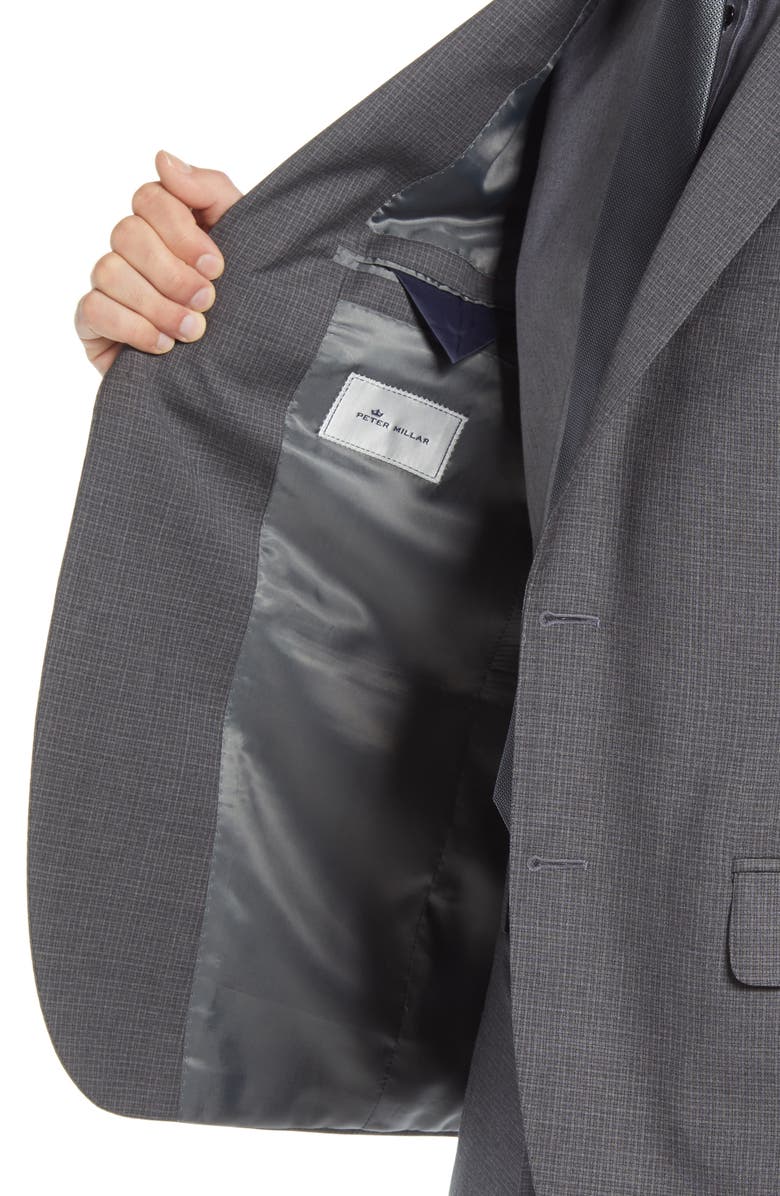Peter Millar Classic Fit Plaid Wool Suit, Alternate, color,